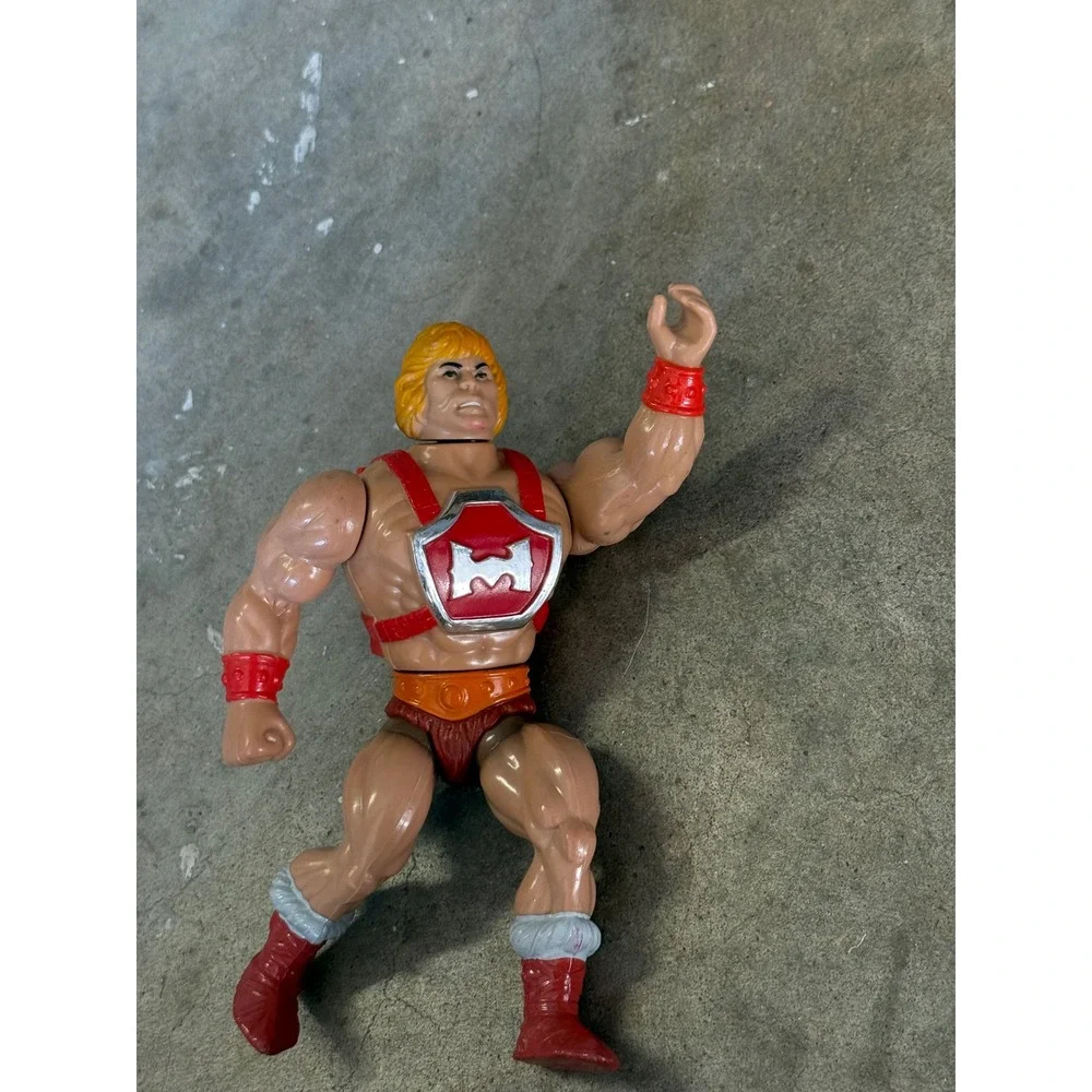 Vintage 1984 Mattel MOTU Thunder Punch He-Man Action Figure Taiwan 80s Toy
